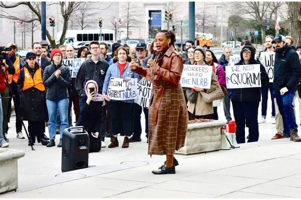 NLRB Wilcox Rally