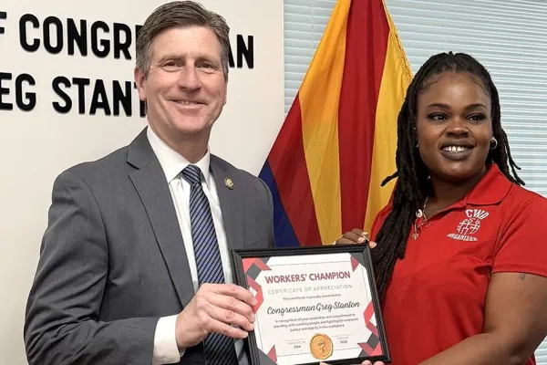 CWA Political Activists Visit Lawmakers