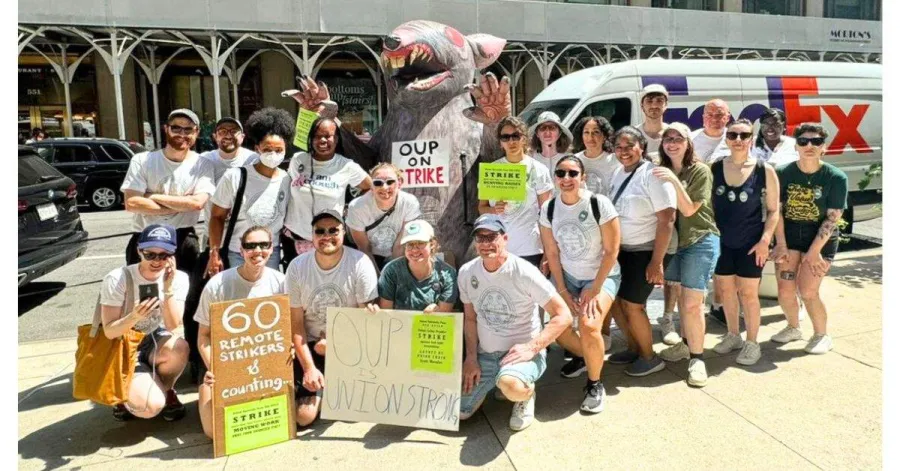 NewsGuild-CWA Members Walk Out