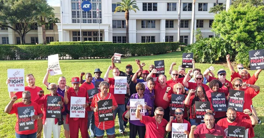 CWAers Rally Against ADT Surveillance